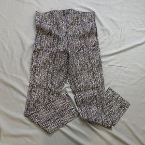 Black and White Patterned Pants